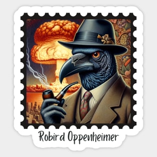 Robird Oppenheimer (Raven) Sticker